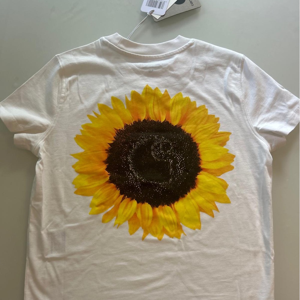 Carhartt WIP Sunflower Graphic White T-Shirt